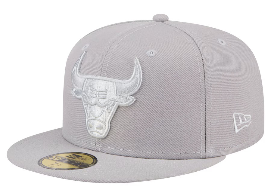 Chicago Bulls Color Pack Grey 59Fifty Fitted Hat 1