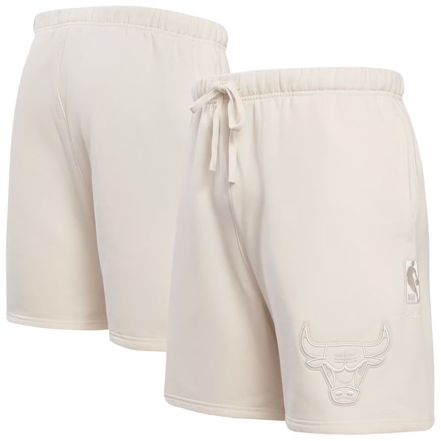 Chicago Bulls Pro Standard Cream Shorts