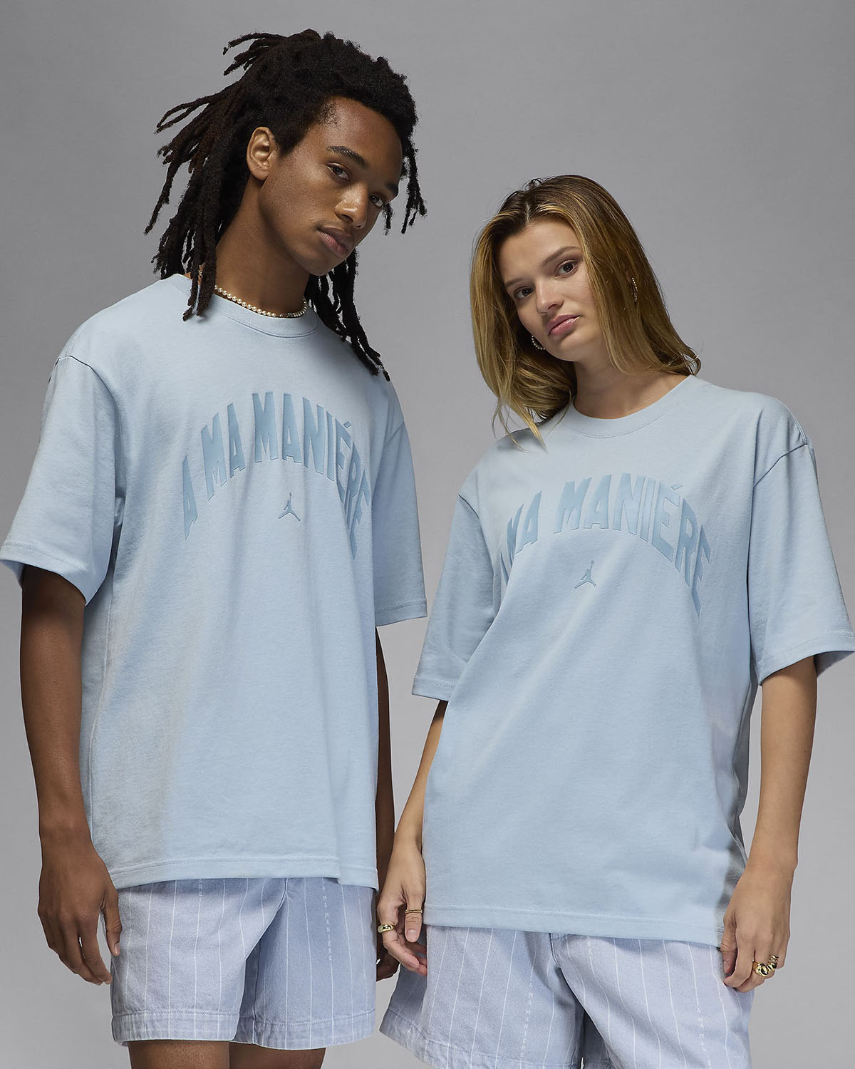 Jordan A Ma Maniere T Shirt Light Armory Blue While You Were Sleeping Collection