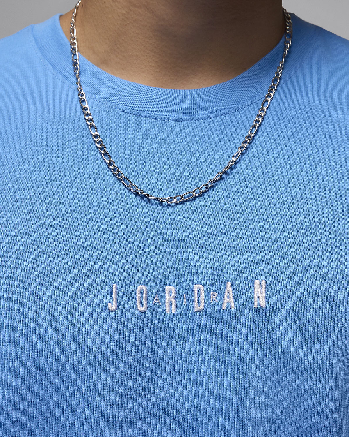 Jordan Air Embroidered T Shirt Legend Blue 3