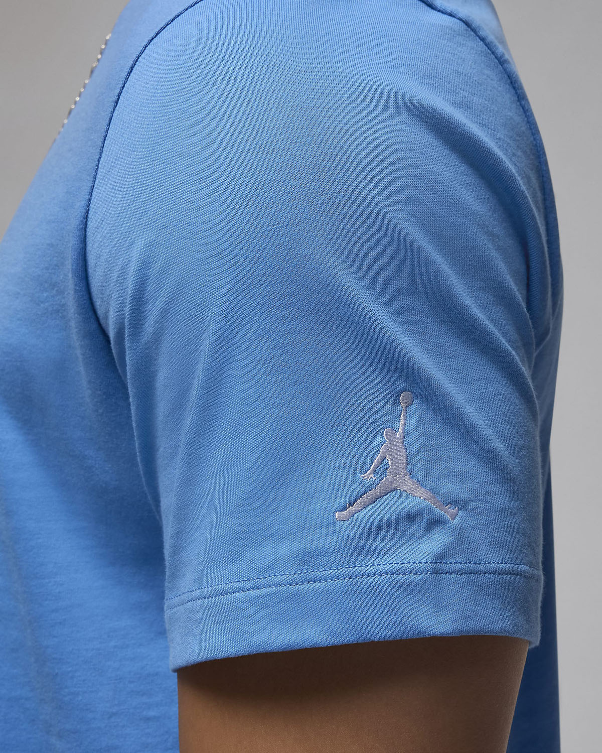 Jordan Air Embroidered T Shirt Legend Blue 4