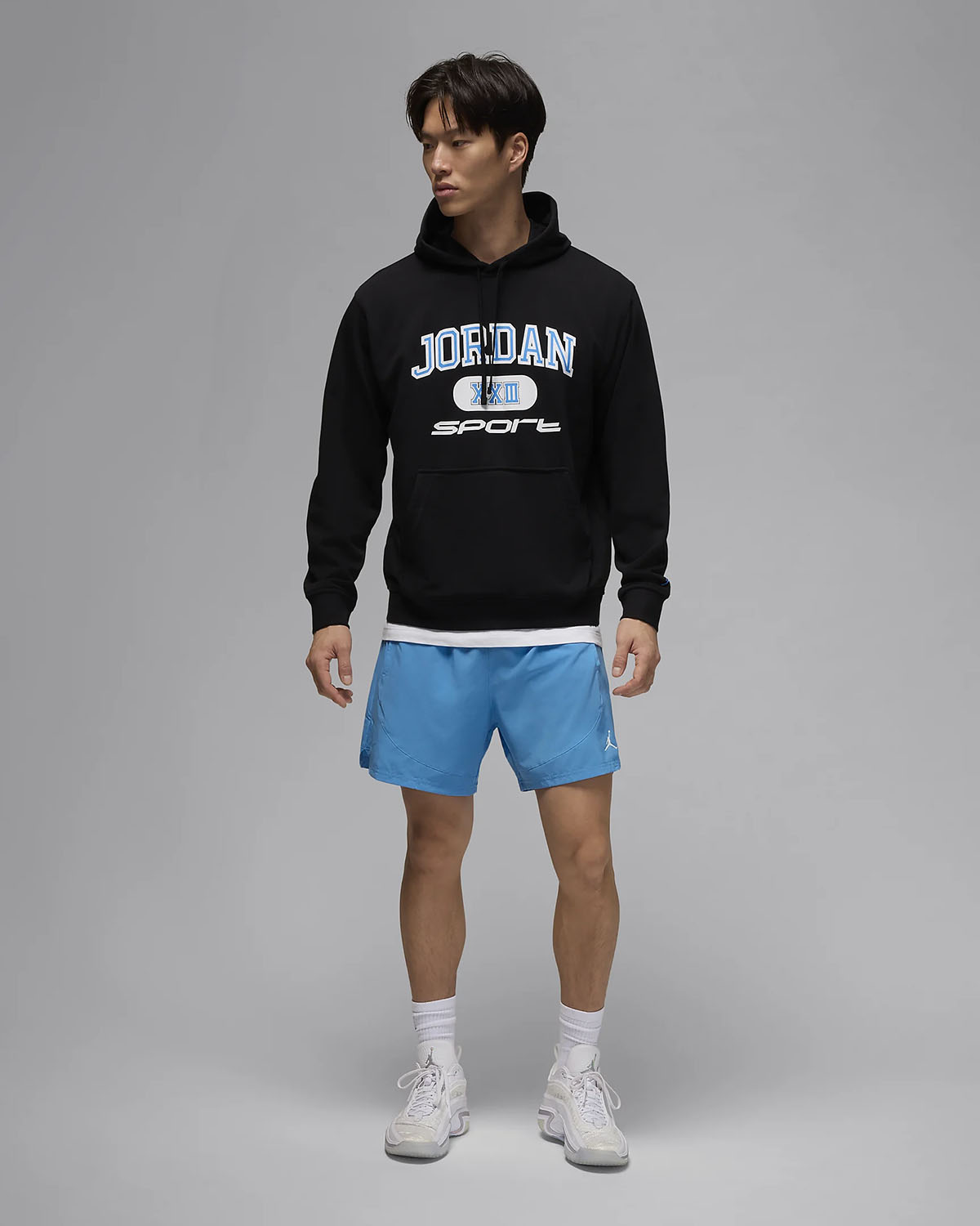 Jordan Dri Fit Sport Woven Shorts Legend Blue Outfit