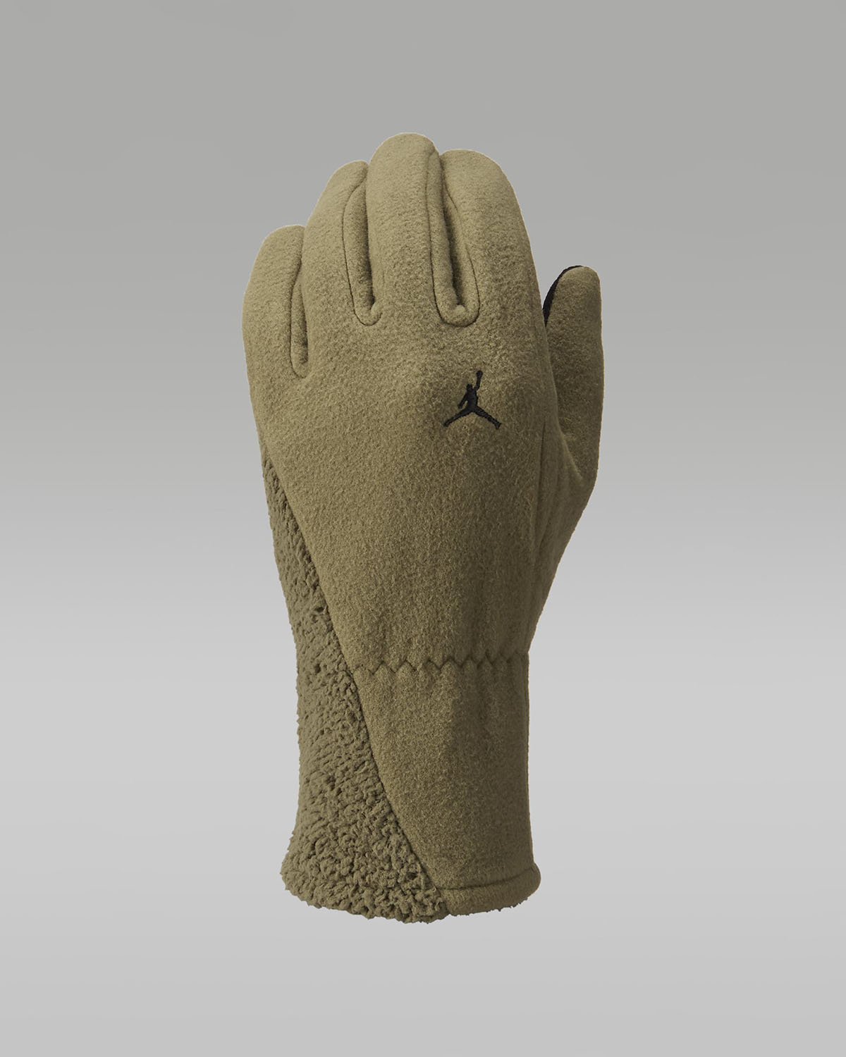 Jordan Fleece Gloves Medium Olive 1