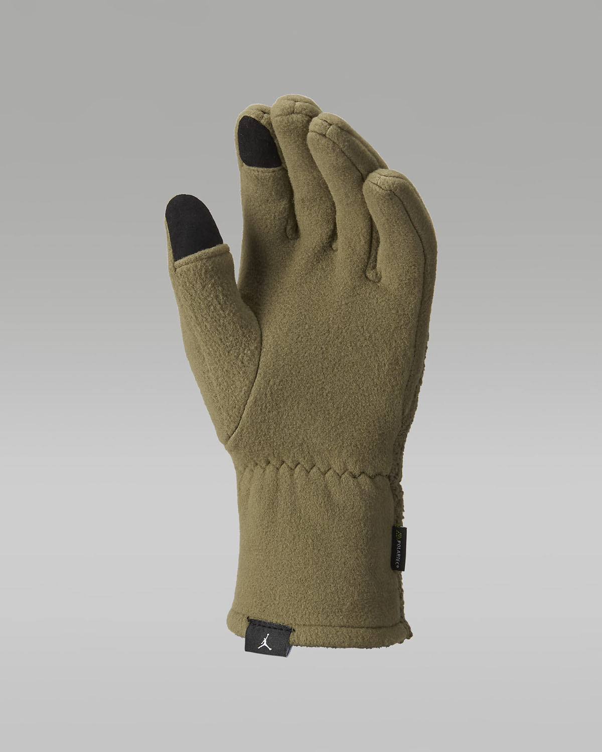 Jordan Fleece Gloves Medium Olive 2