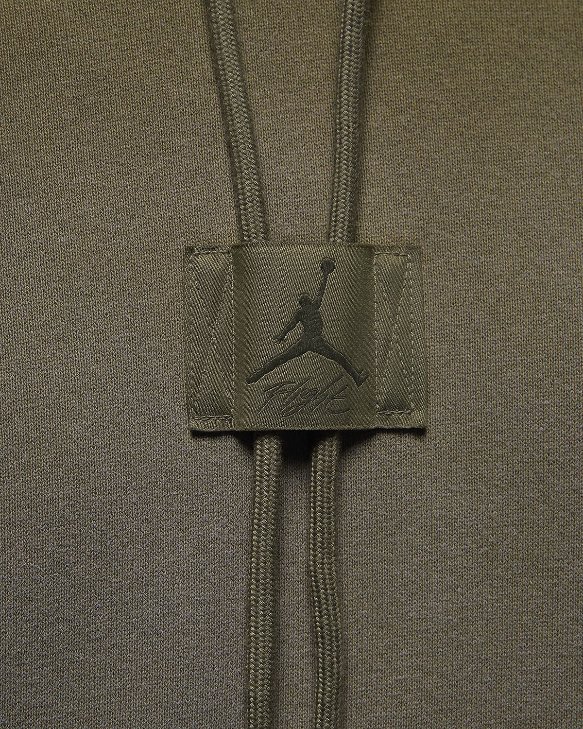 Jordan Flight Fleece Pullover Hoodie Medium Olive 3