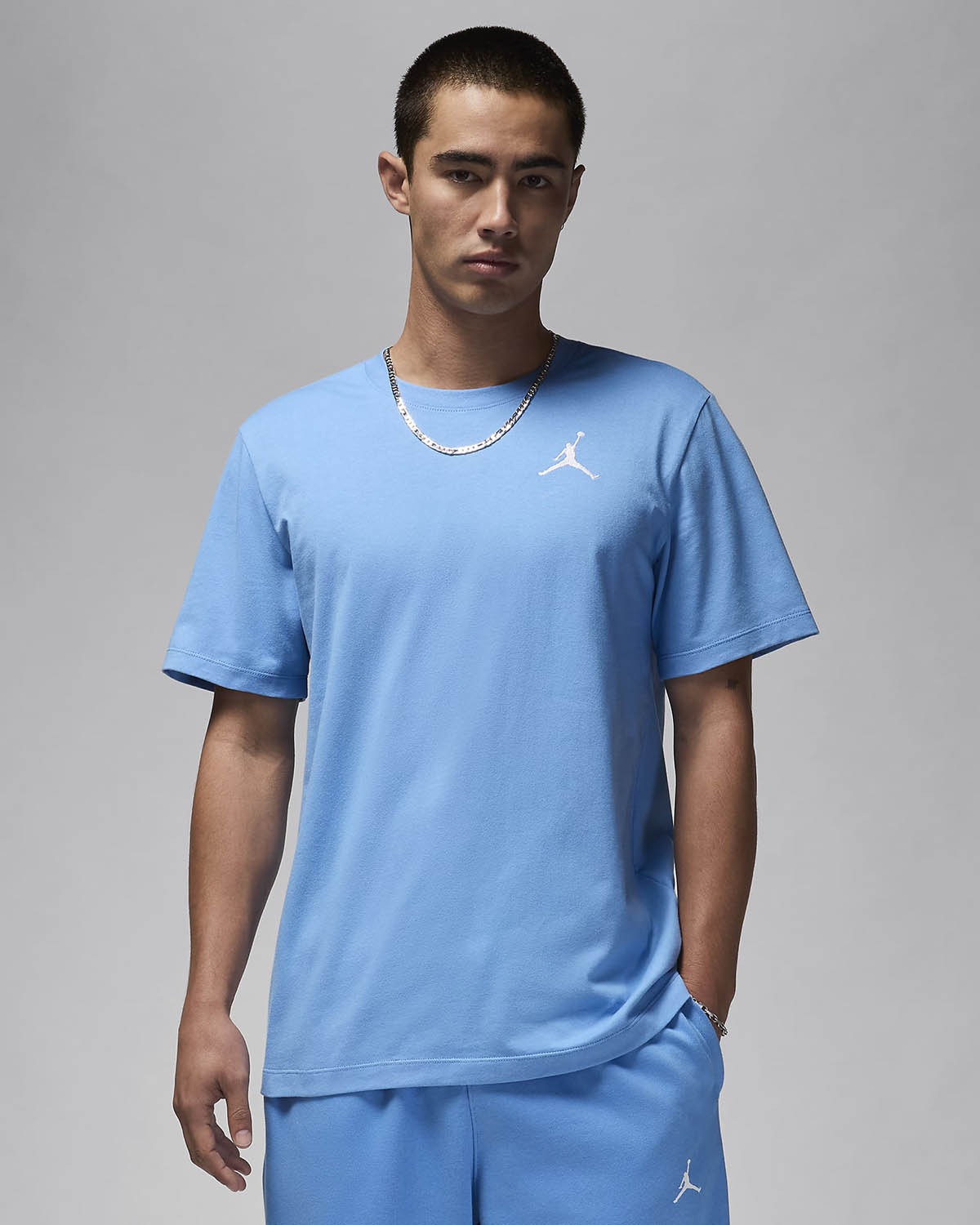 Jordan Jumpman Embroidered T Shirt Legend Blue 1