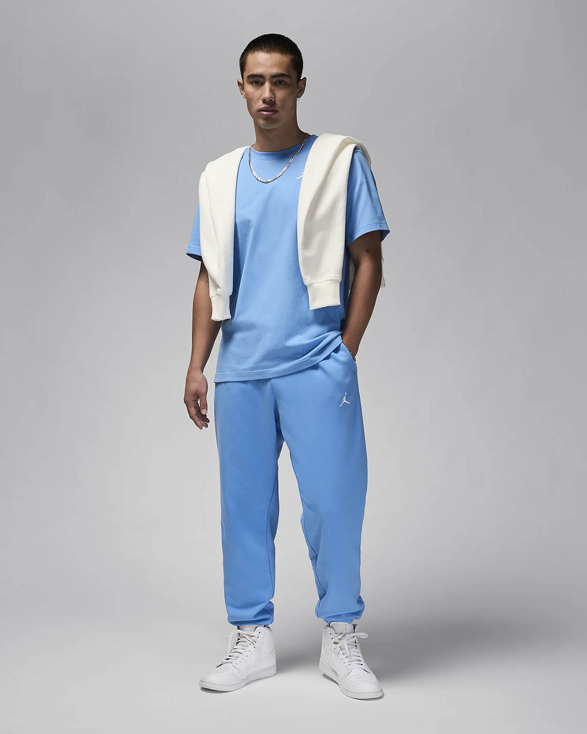 Jordan Jumpman Embroidered T Shirt Legend Blue Sneaker Outfit