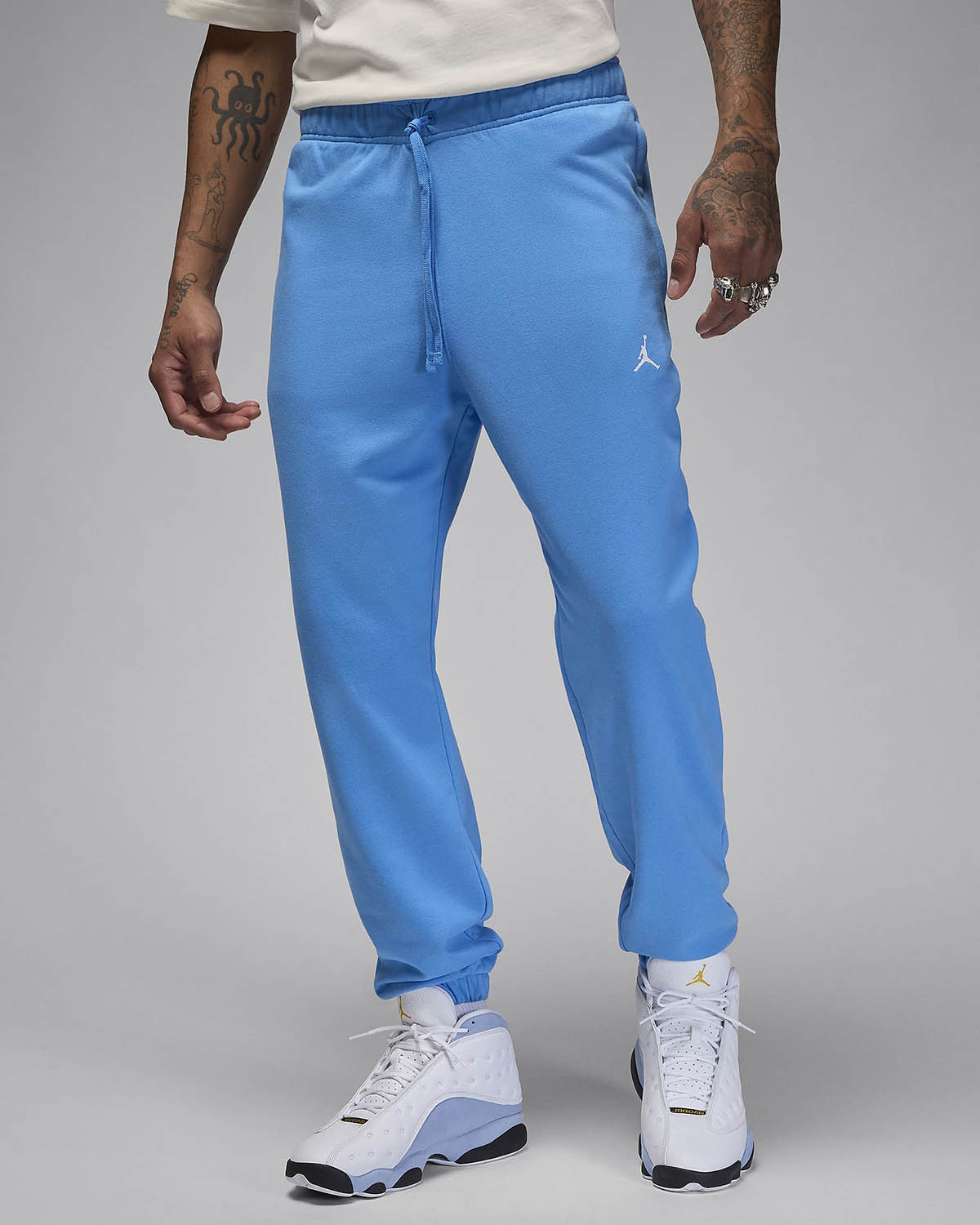 Jordan Sport Crossover Dri Fit Fleece Pants Legend Blue