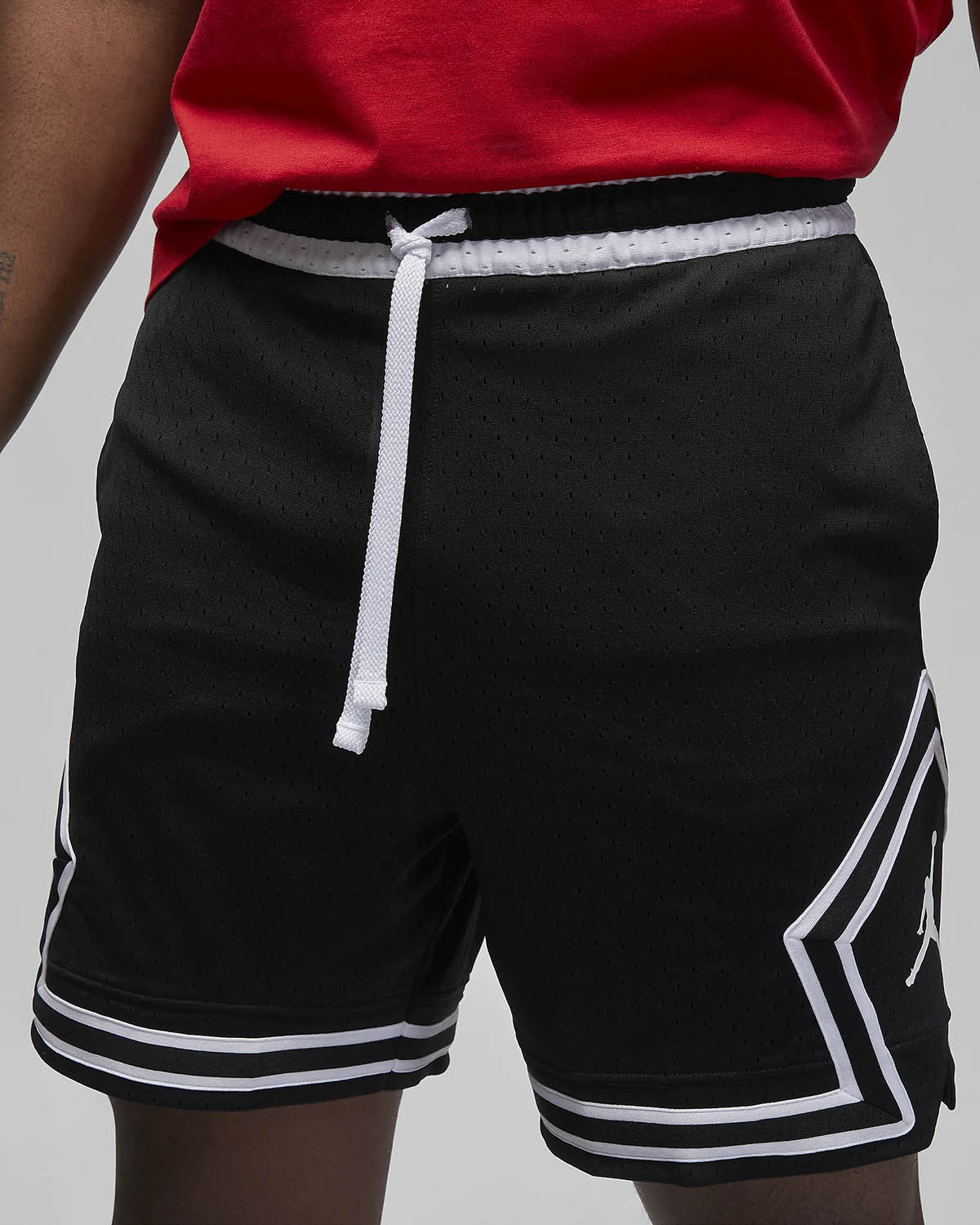 Jordan Sport Diamond Shorts Black White 1