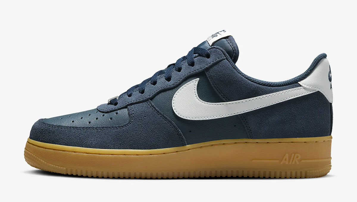 NIke Air Force 1 Low Armory Navy Gum Light Brown Summit White 2