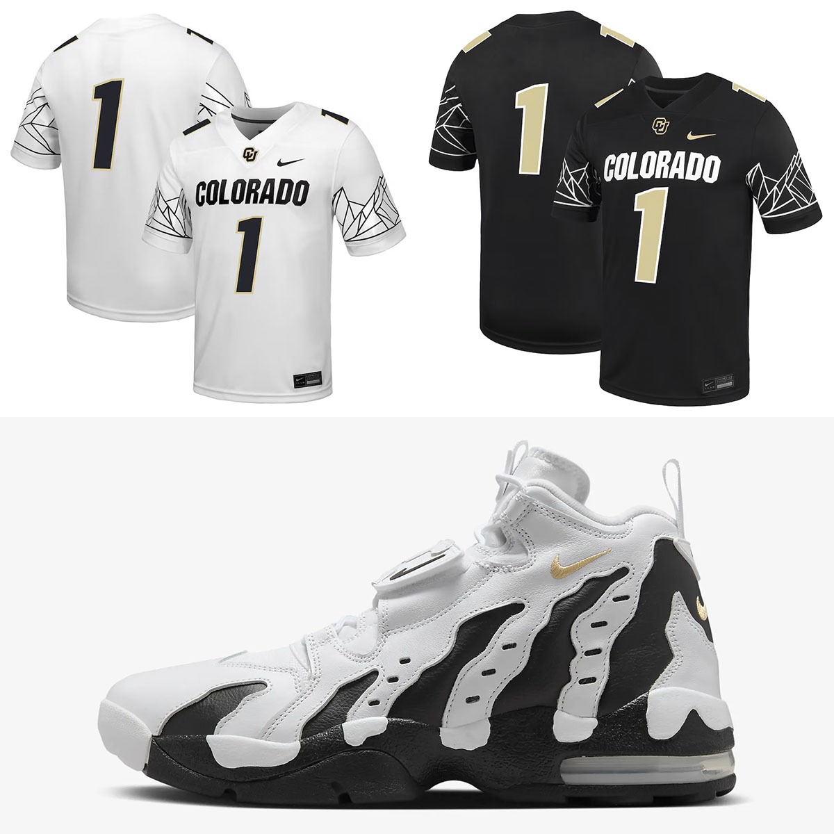 Nike Air DT Diamond Turf Max 96 Colorado Away Jersey to Match Sneakers