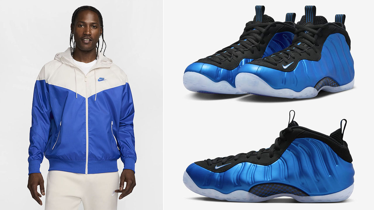 Nike Air Foamposite One Royal 2024 Jacket to Match Sneakers