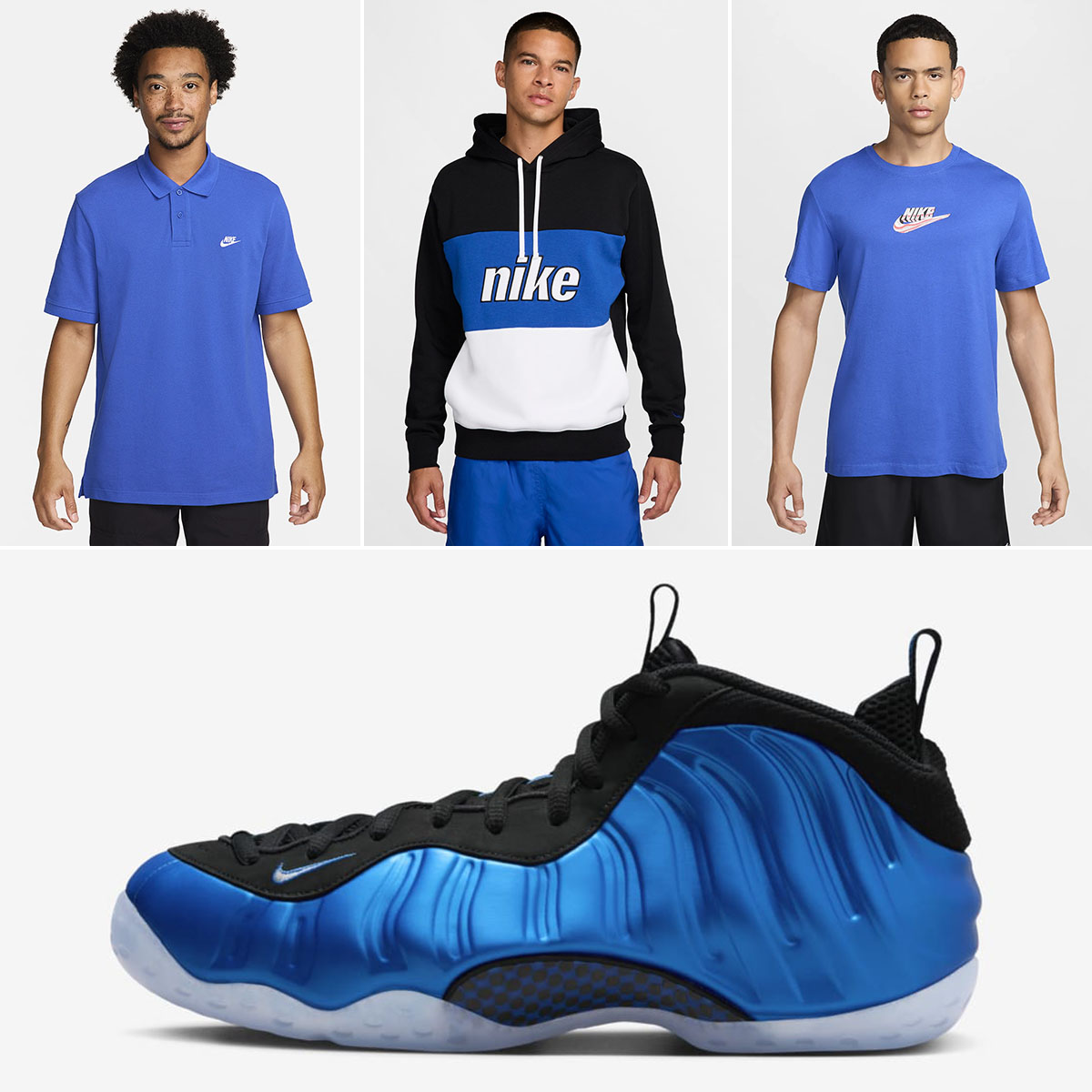 Nike Air Foamposite One Royal International Blue 2024 Outfits