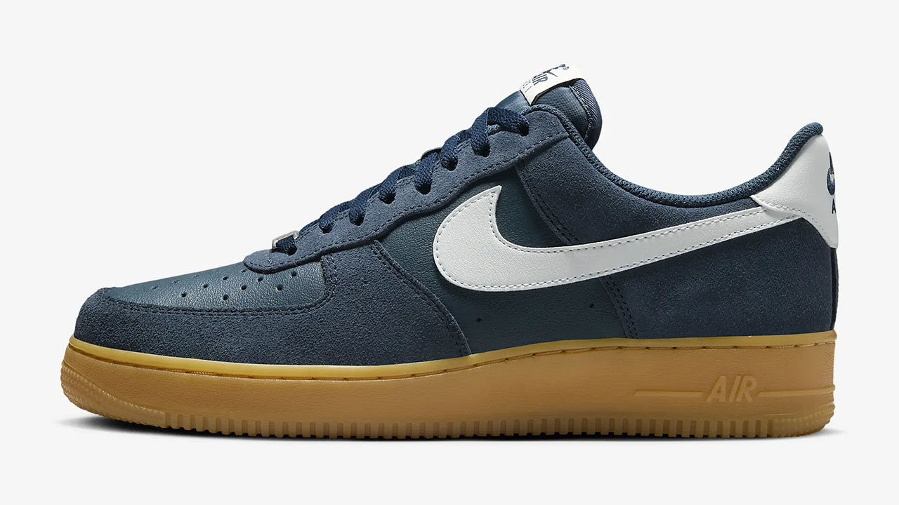 Nike Air Force 1 Low Armory Navy Gum Light Brown Summit White