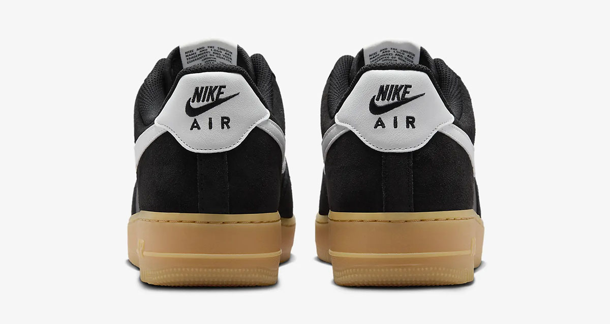 Nike Air Force 1 Low Black Gum Light Brown Summit White 5