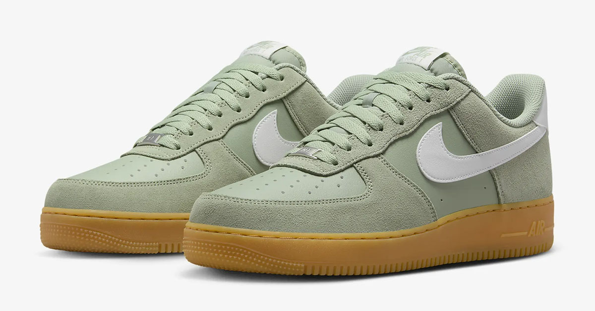 Nike Air Force 1 Low Jade Horizon Gum Light Brown Summit White 1