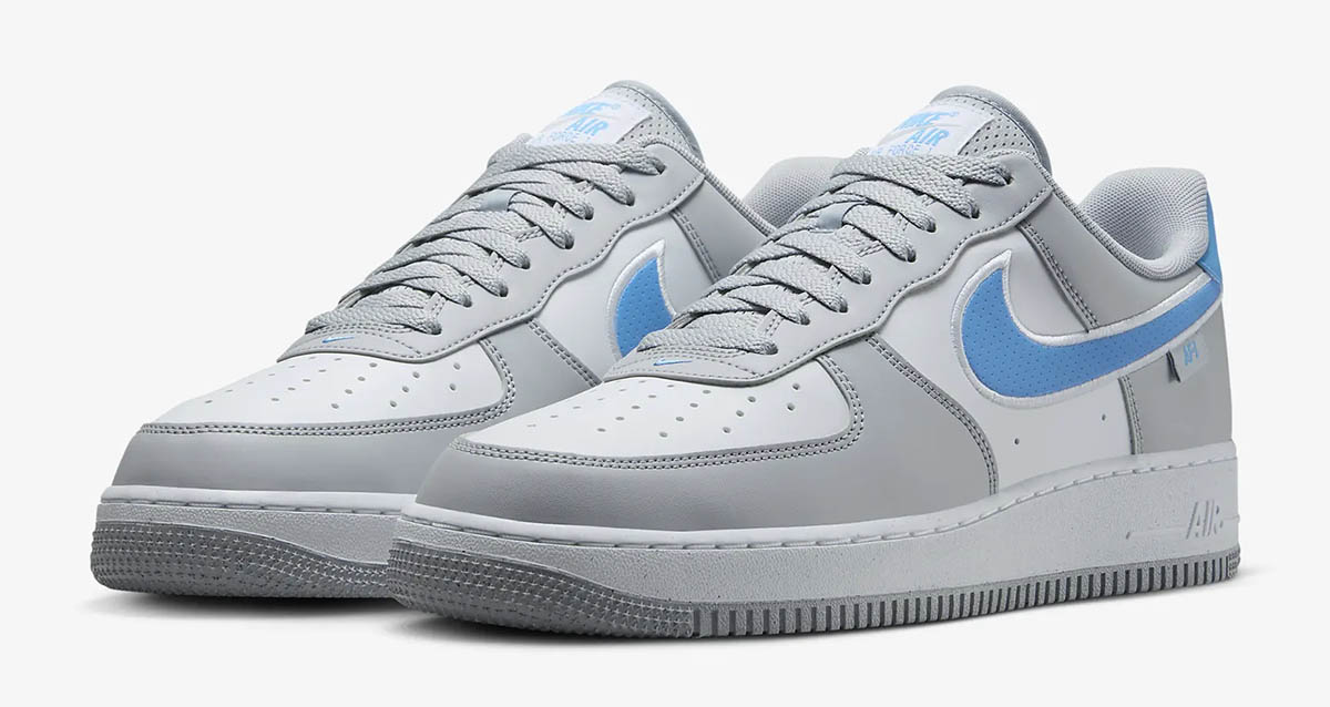 Nike Air Force 1 Low Next Nature Wolf Grey White University Blue Shoes 1