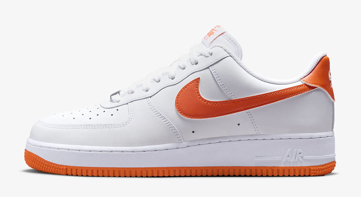 Nike Air Force 1 Low White Safety Orange 2