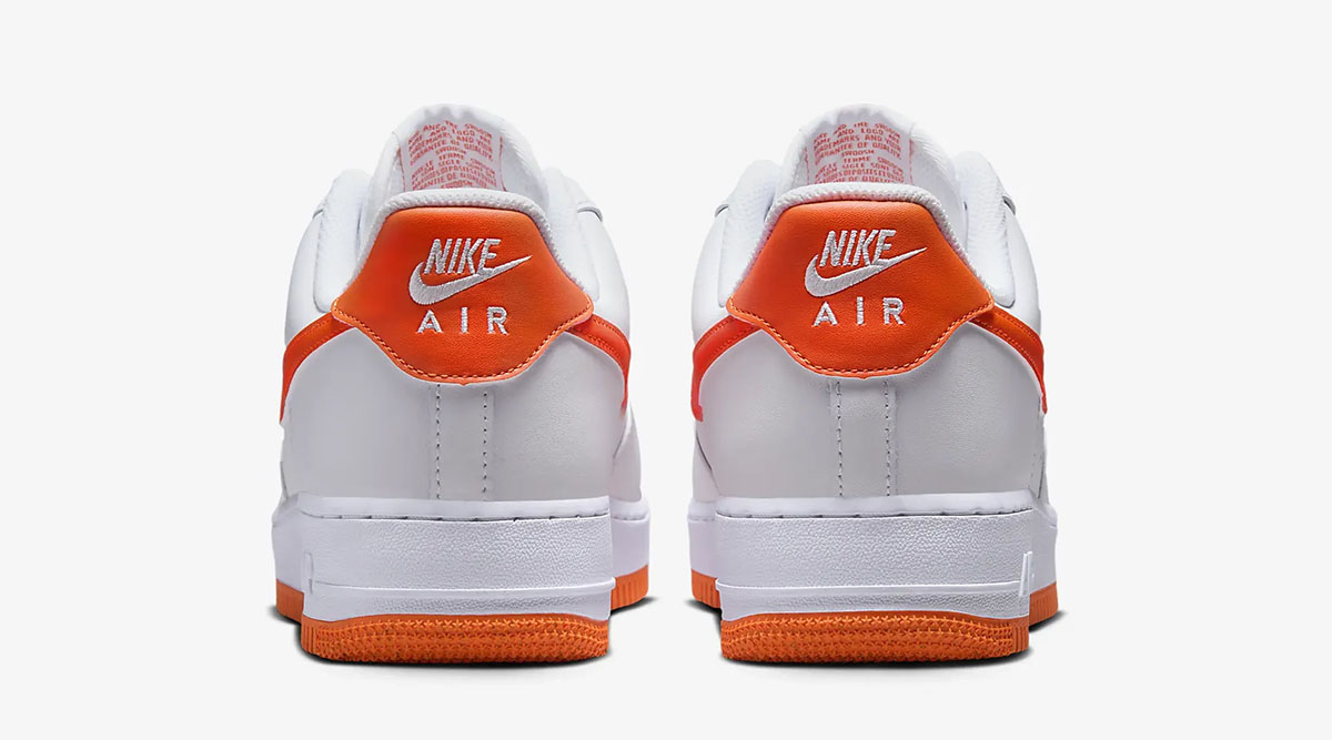 Nike Air Force 1 Low White Safety Orange 5