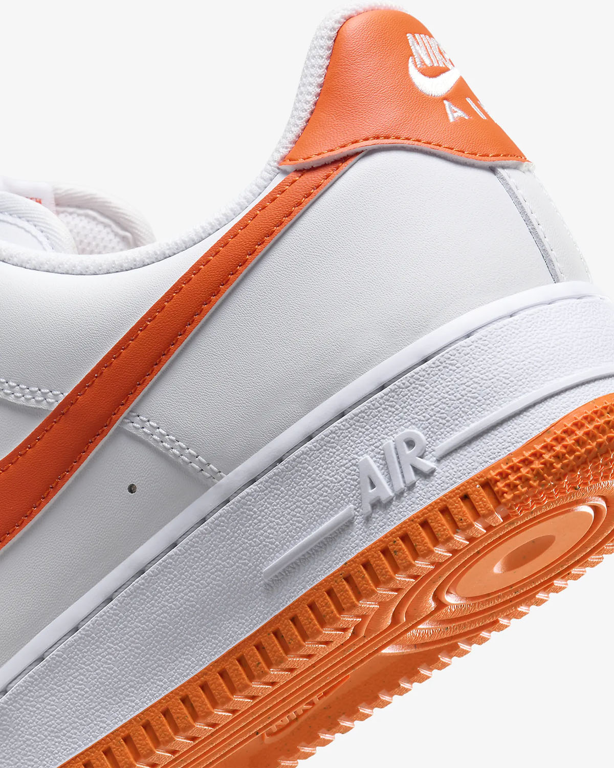 Nike Air Force 1 Low White Safety Orange 8