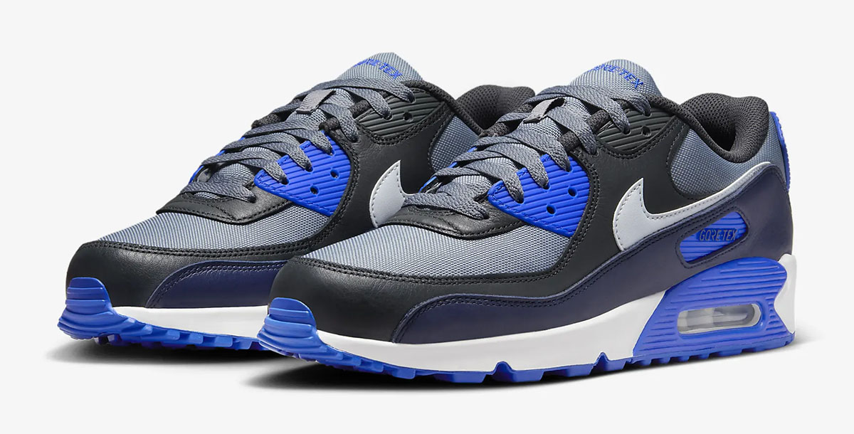 Nike Air Max 90 Gore Tex Cool Grey Obsidian Game Royal 1