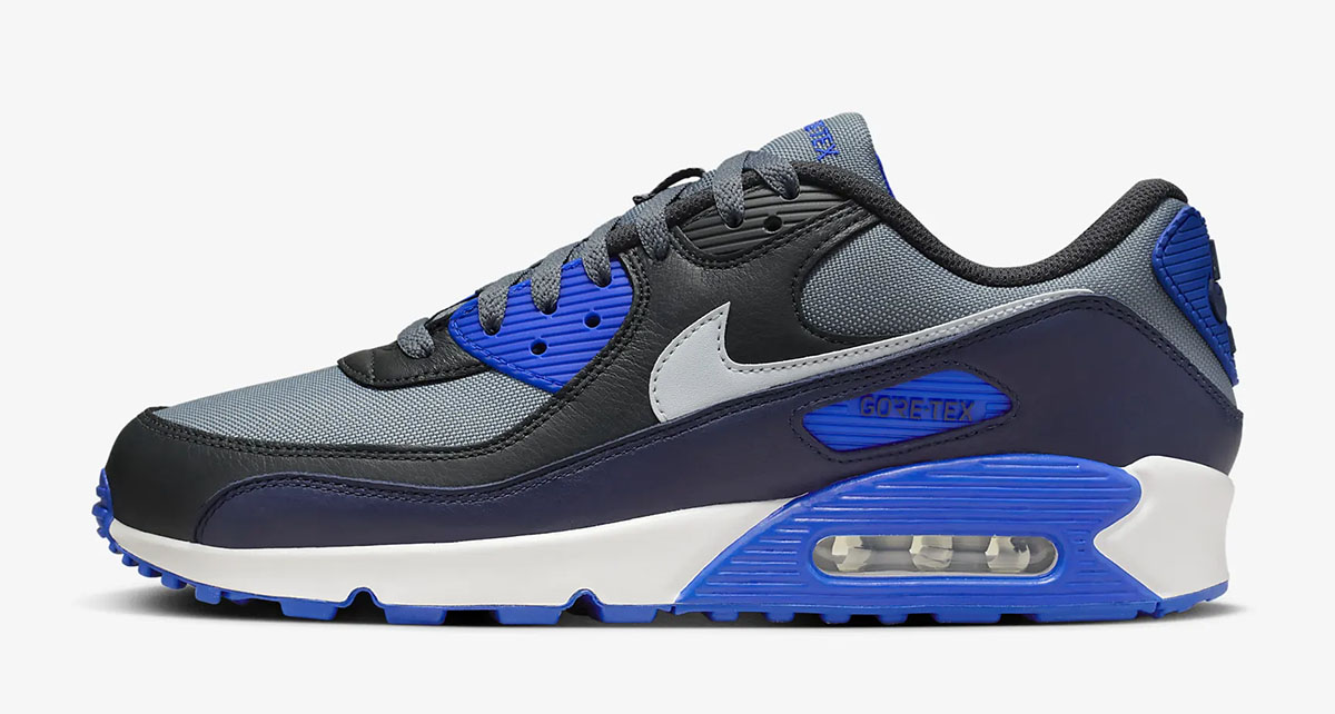 Nike Air Max 90 Gore Tex Cool Grey Obsidian Game Royal 2