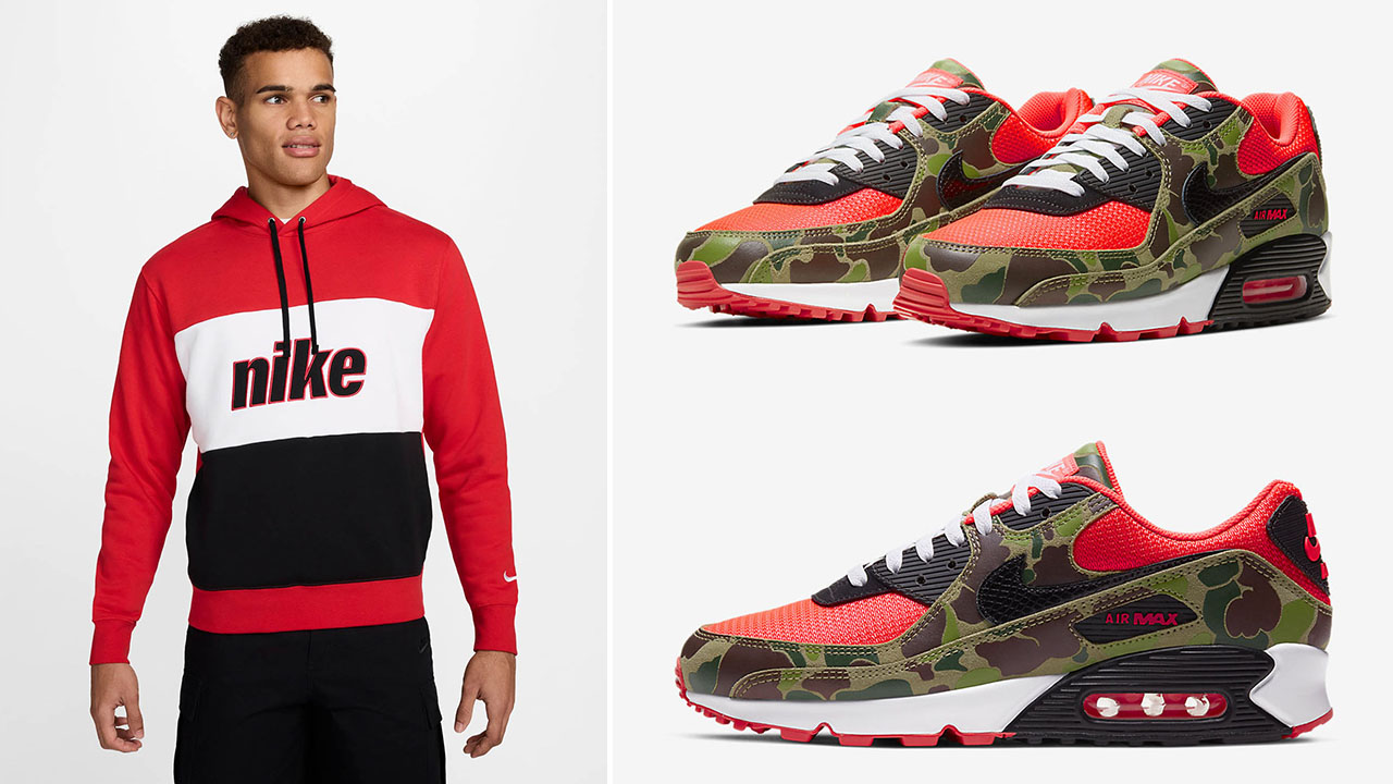 Nike Air Max 90 Reverse Duck Camo 2024 Hoodie to Match Sneakers