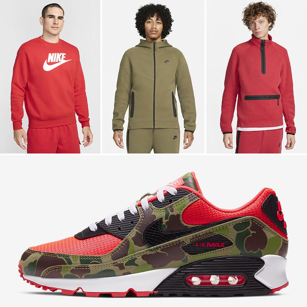 Nike Air Max 90 Reverse Duck Camo 2024 Outfits