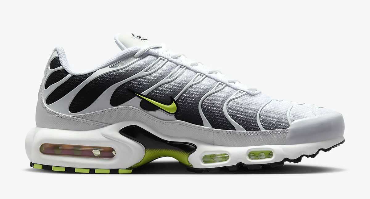 Nike Air Max Plus White Black Volt 3