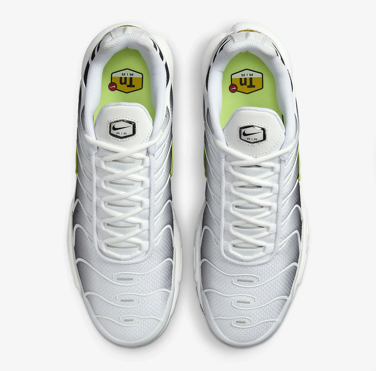 Nike Air Max Plus White Black Volt 4