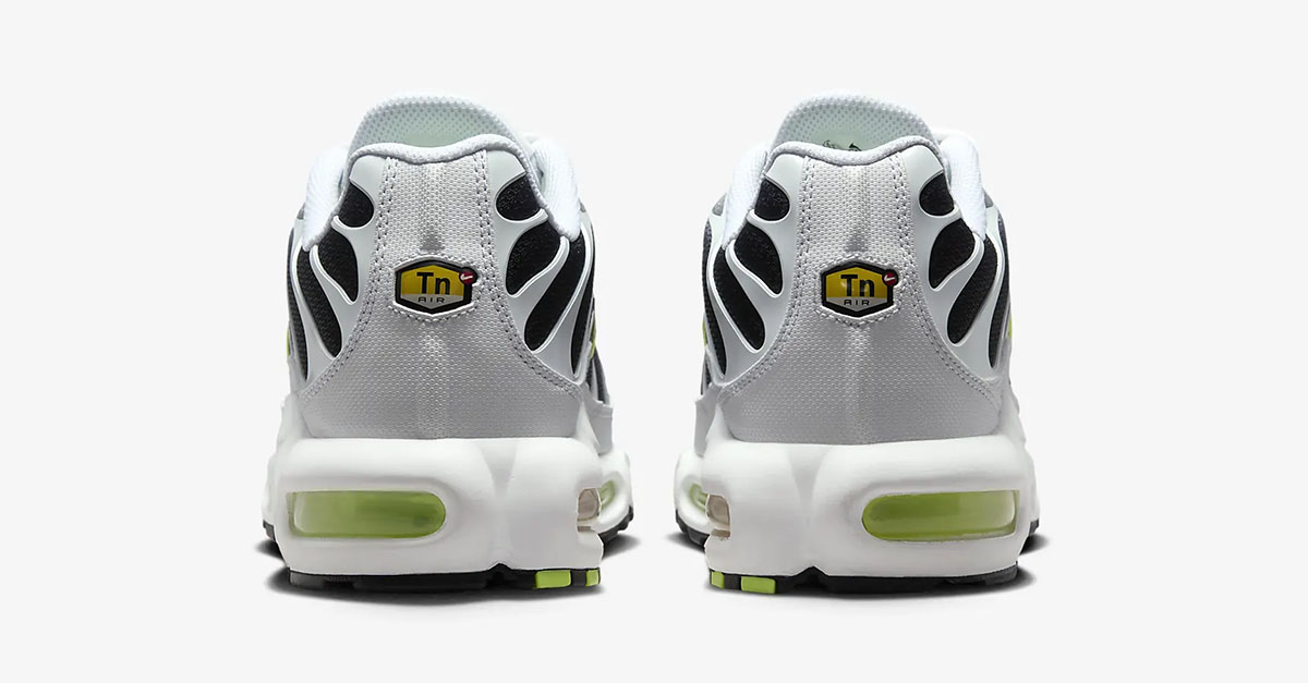 Nike Air Max Plus White Black Volt 5