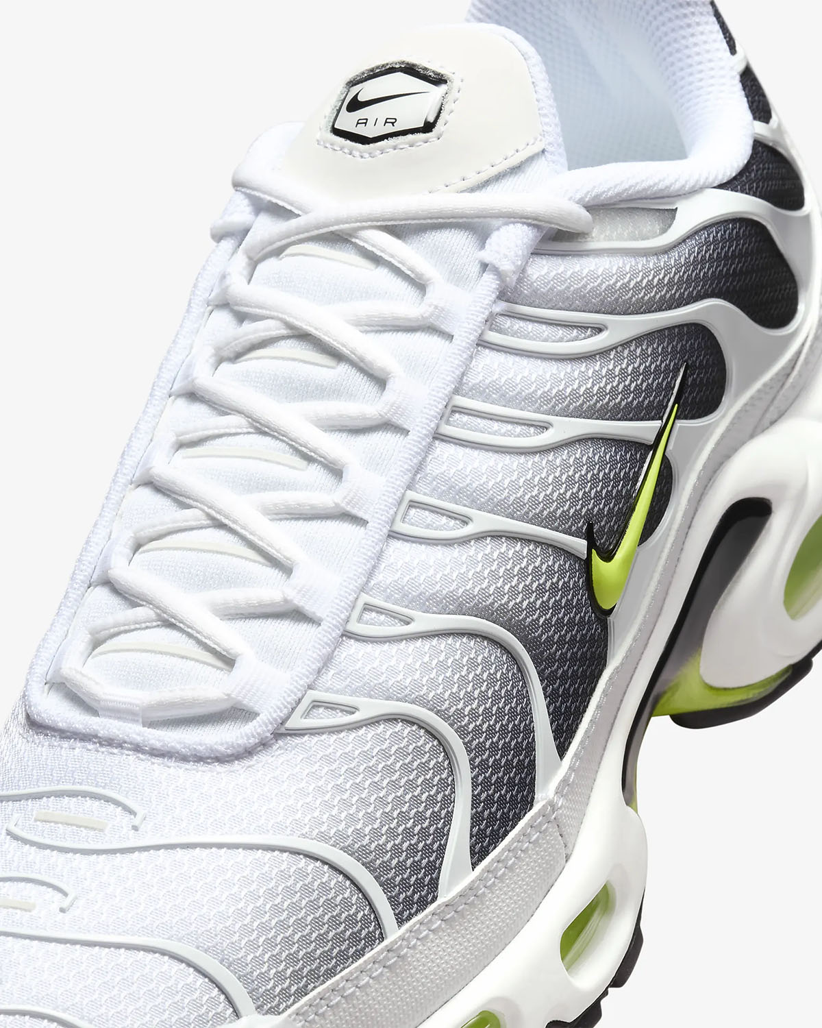 Nike Air Max Plus White Black Volt 7