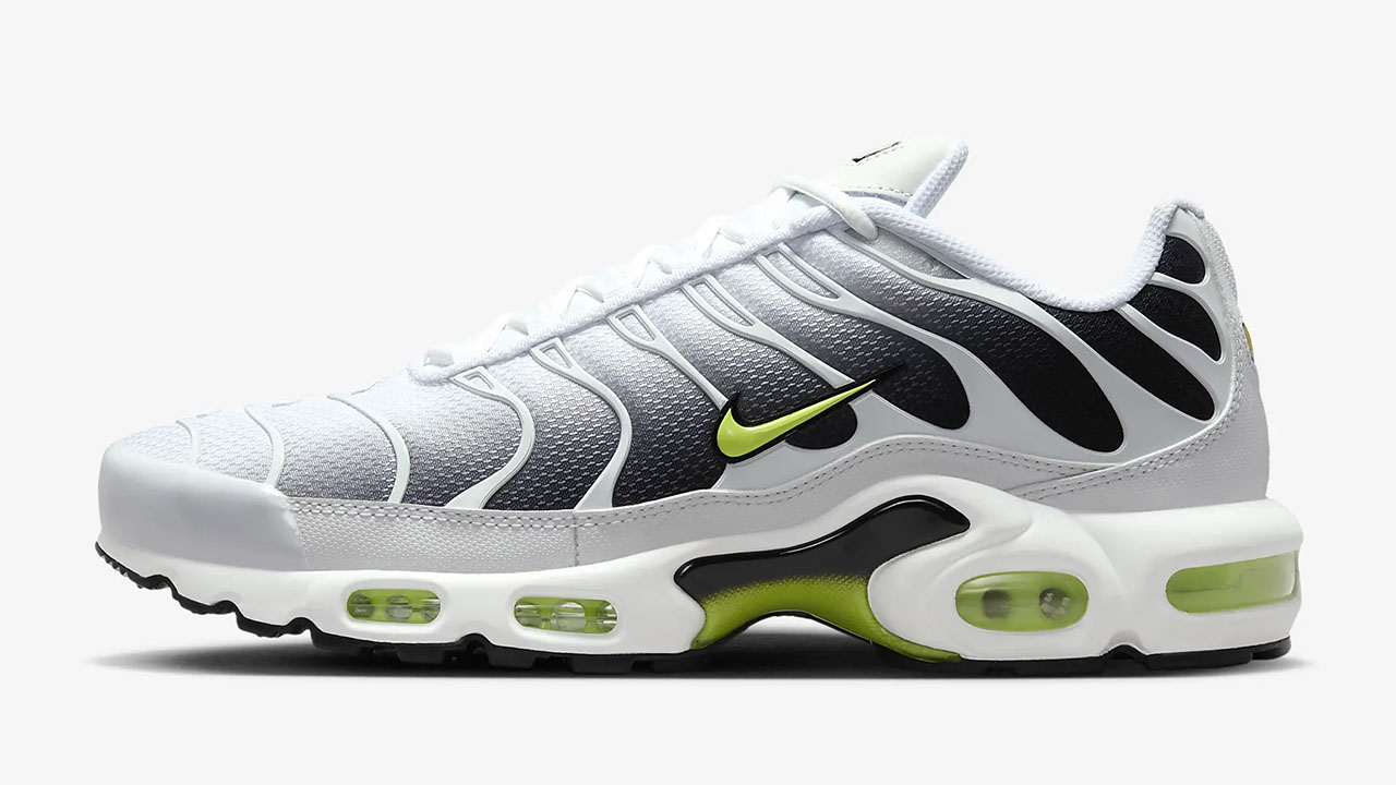 Nike Air Max Plus White Black Volt