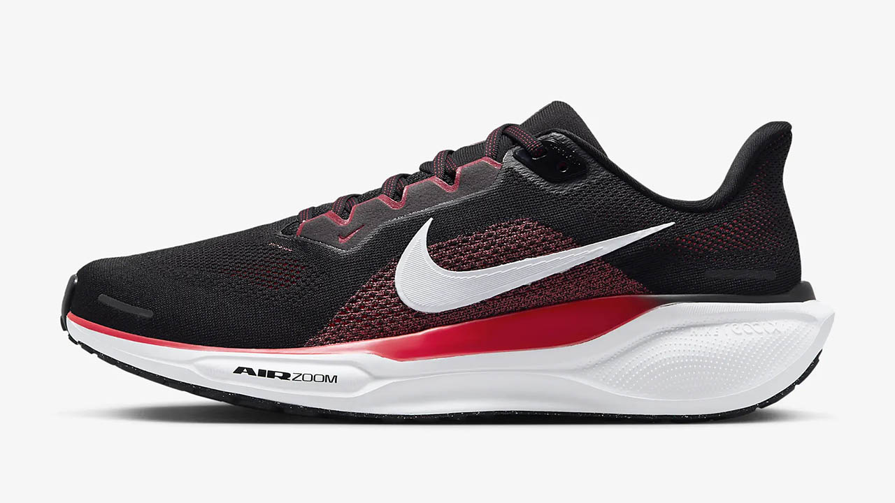 Nike Air Zoom Pegasus 41 Black Fire Red White