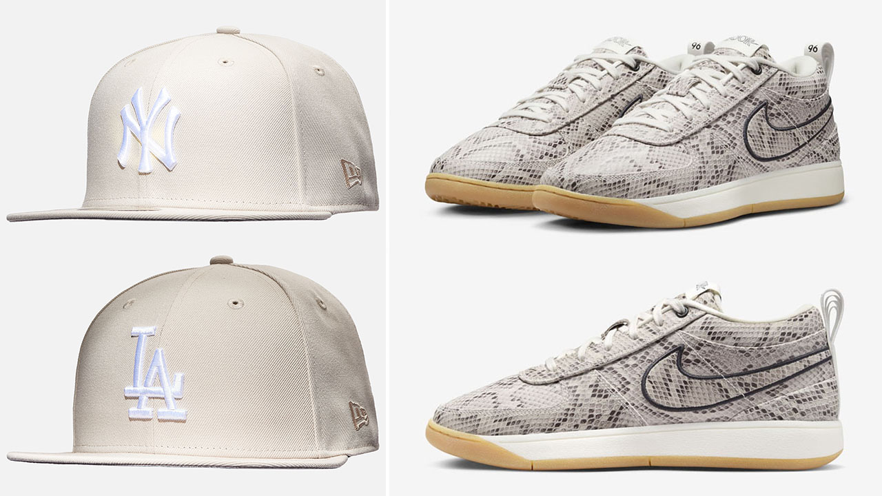 Nike Book 1 Python Fitted Hats to Match Sneakers