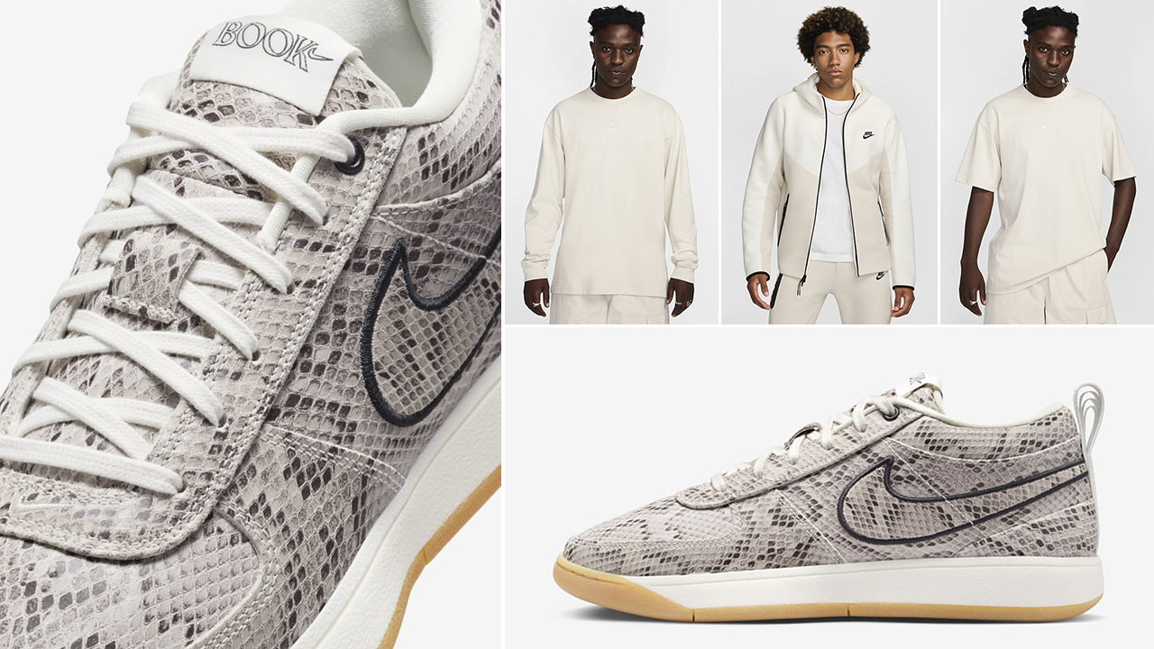 Nike Book 1 Python Outfits Shirts Clothing to Match Sneakers