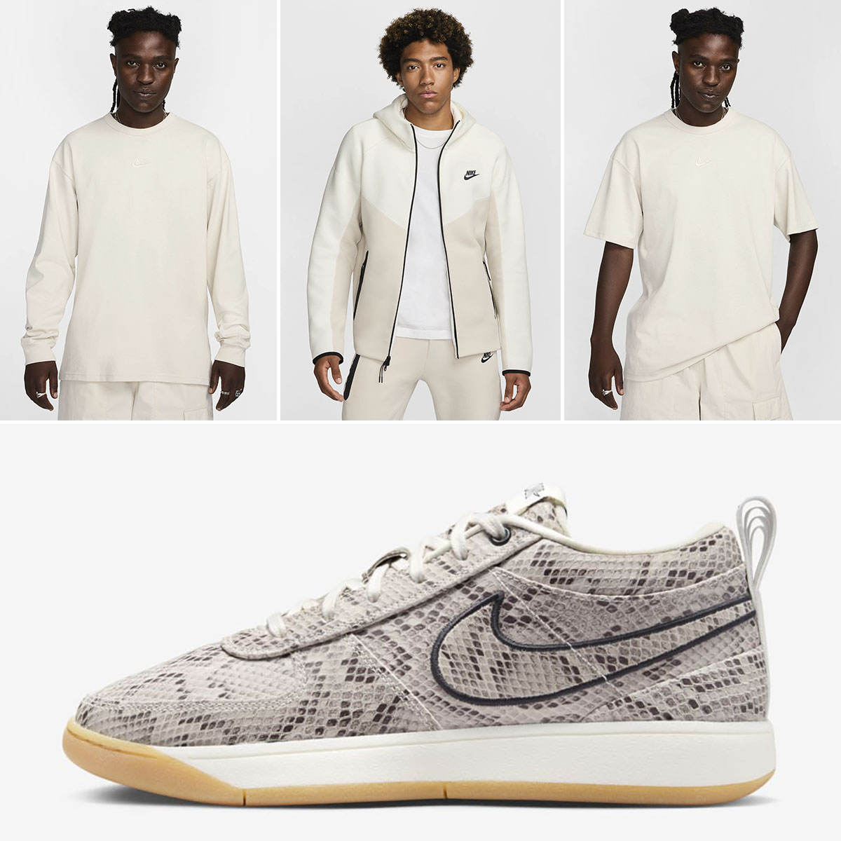 Nike Book 1 Python Outfits to Match Sneakers