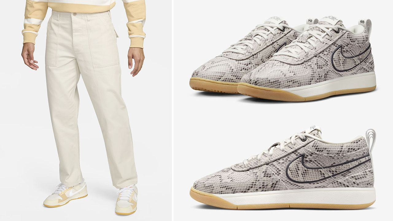 Nike Book 1 Python Pants to Match Sneakers