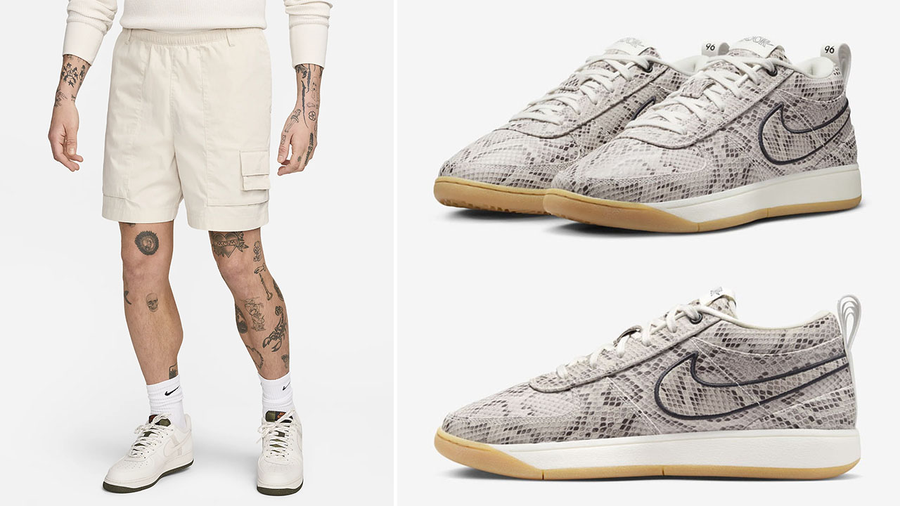 Nike Book 1 Python Shorts to Match Sneakers