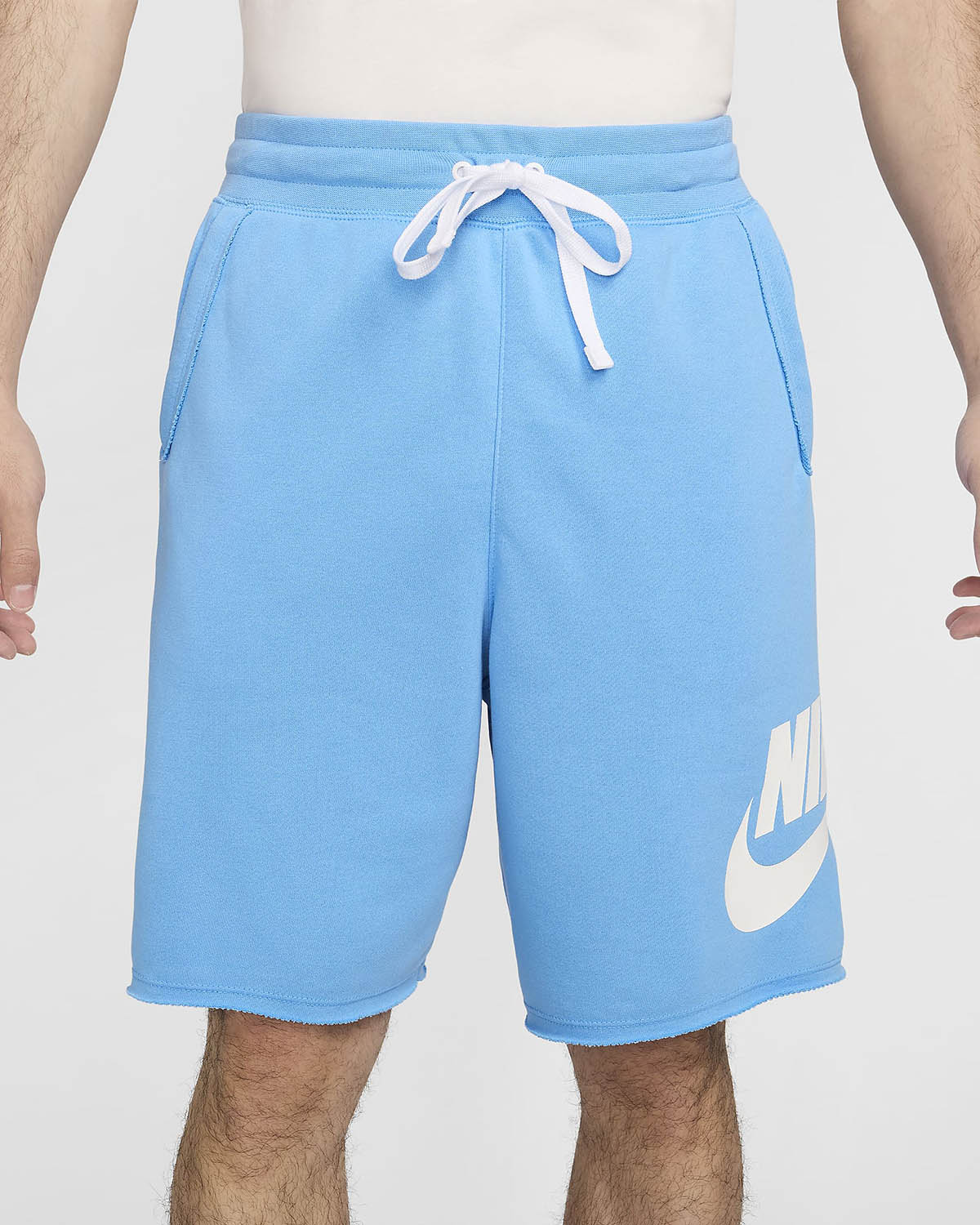 Nike Club Alumni Mens French Terry Shorts University Blue 1