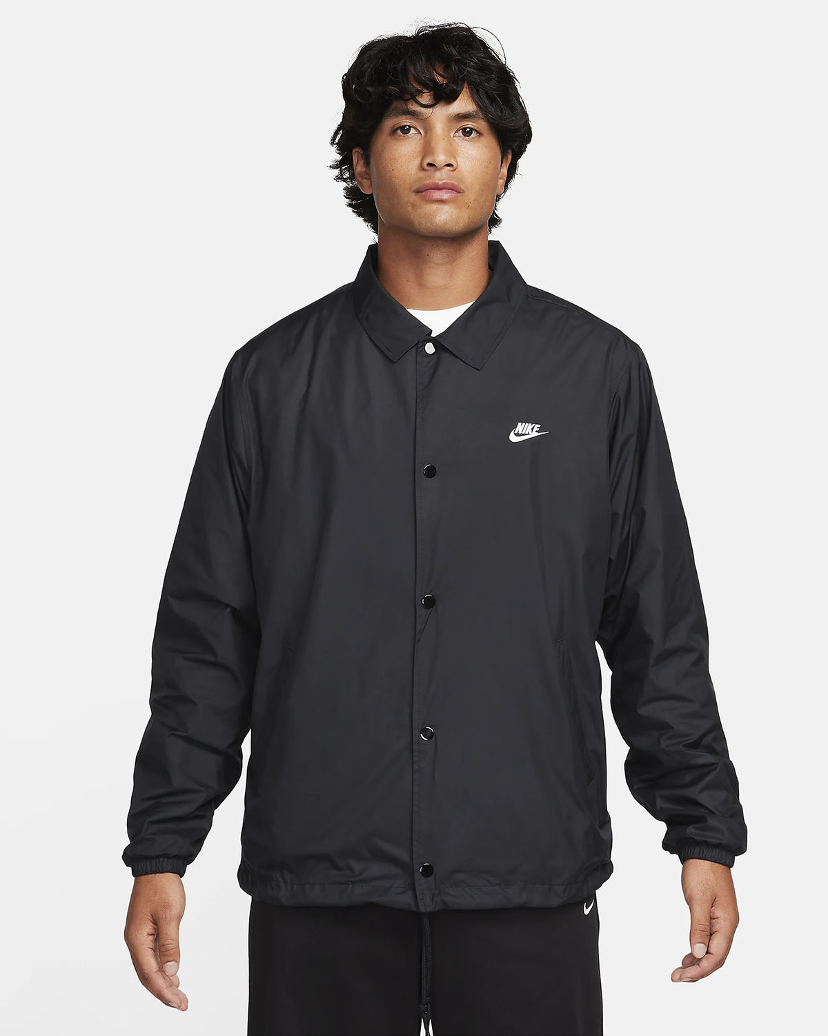 Nike Club Coaches Jacket Black