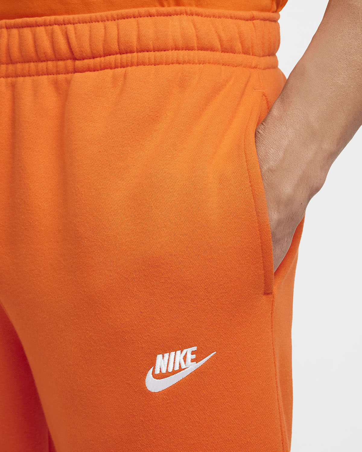 Nike Club Fleece Jogger Pants Safety Orange 2