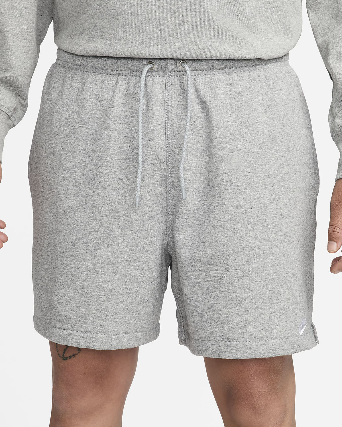 Nike Club Flow French Terry Shorts Grey 1