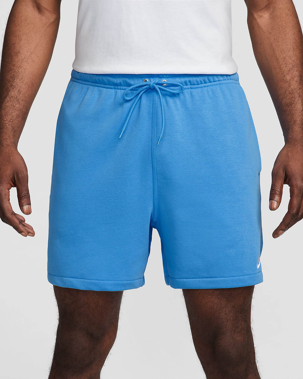 Nike Club Mens French Terry Flow Shorts University Blue 1