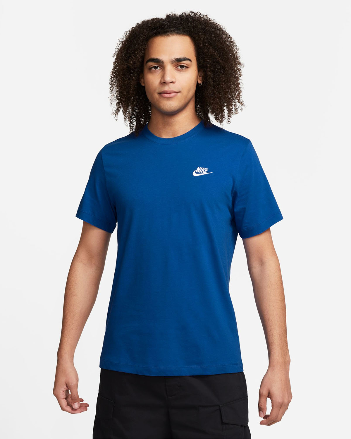 Nike Club T Shirt Royal Blue