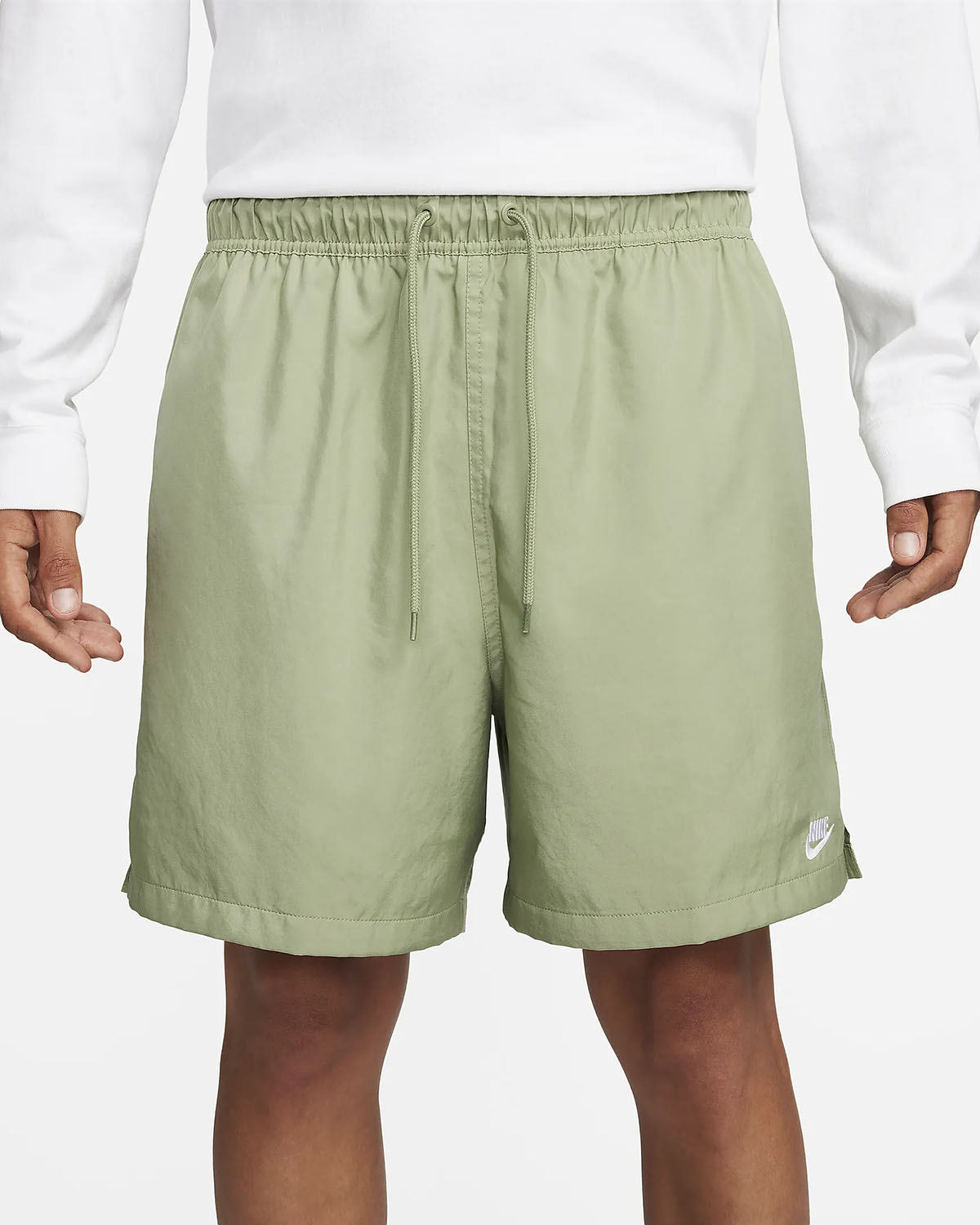 Nike Club Woven Flow Shorts Oil Green