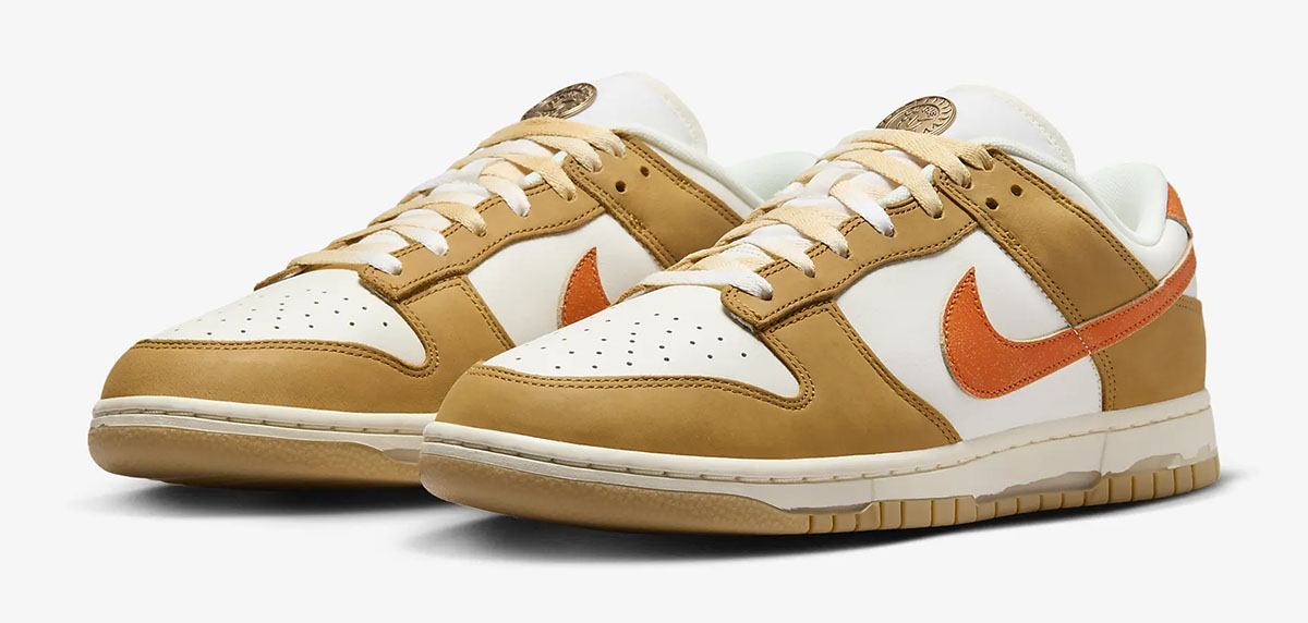 Nike Dunk Low Be the 1 Shoes Sail Coconut Milk Wheat Safety Orange 1