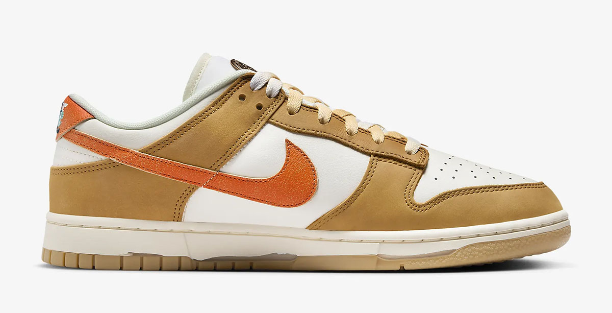 Nike Dunk Low Be the 1 Shoes Sail Coconut Milk Wheat Safety Orange 3