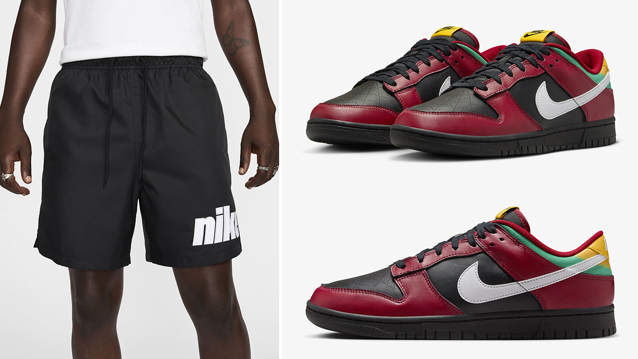 Nike Dunk Low Biker Tattoos Shorts to Match Sneakers