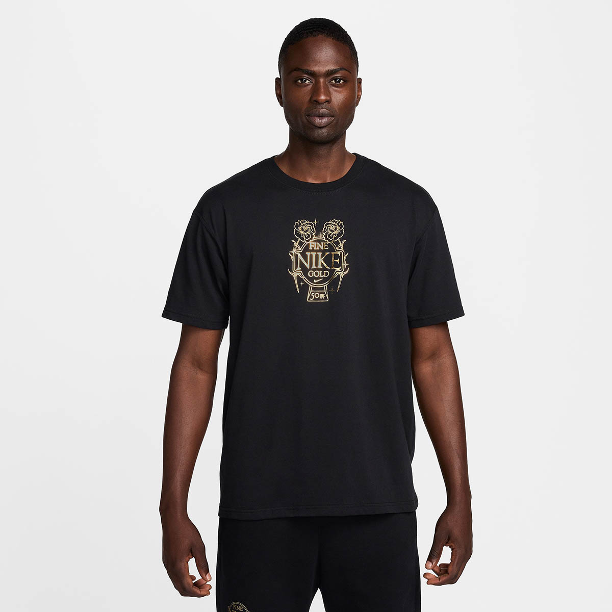 Nike Foot Locker 50th Anniversary T Shirt Black Gold 1